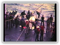 USS Newport News CA-148 - Schumejda Highlines to Perth 1967